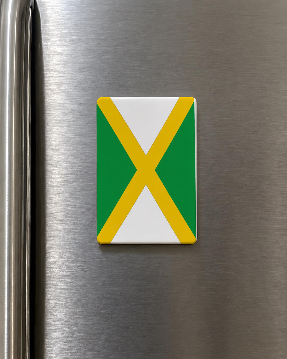 Jamaica Flag Fridge Magnet, Jamaica Souvenir Magnet, Caribbean Island Flag Magnet, Jamaican Pride Refrigerator Magnet