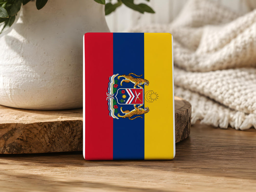 Kuala Lumpur Federal Territory Flag Fridge Magnet Malaysia Souvenir Travel Gift Kitchen Locker Magnet