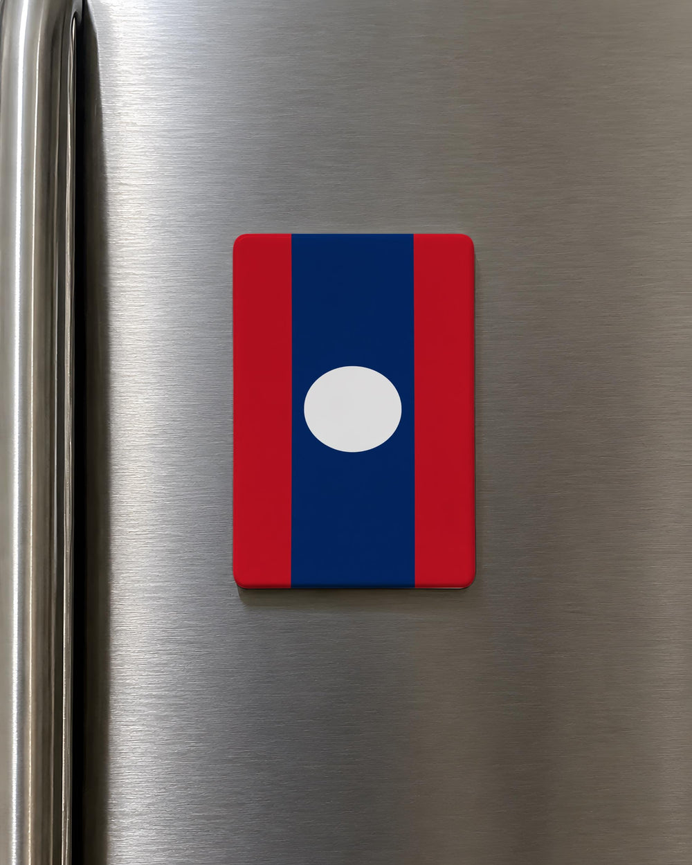 Laos Flag Fridge Magnet, Laos National Flag Magnet, Laos Souvenir Magnet, Laos Travel Gift, Southeast Asia Flag Magnet