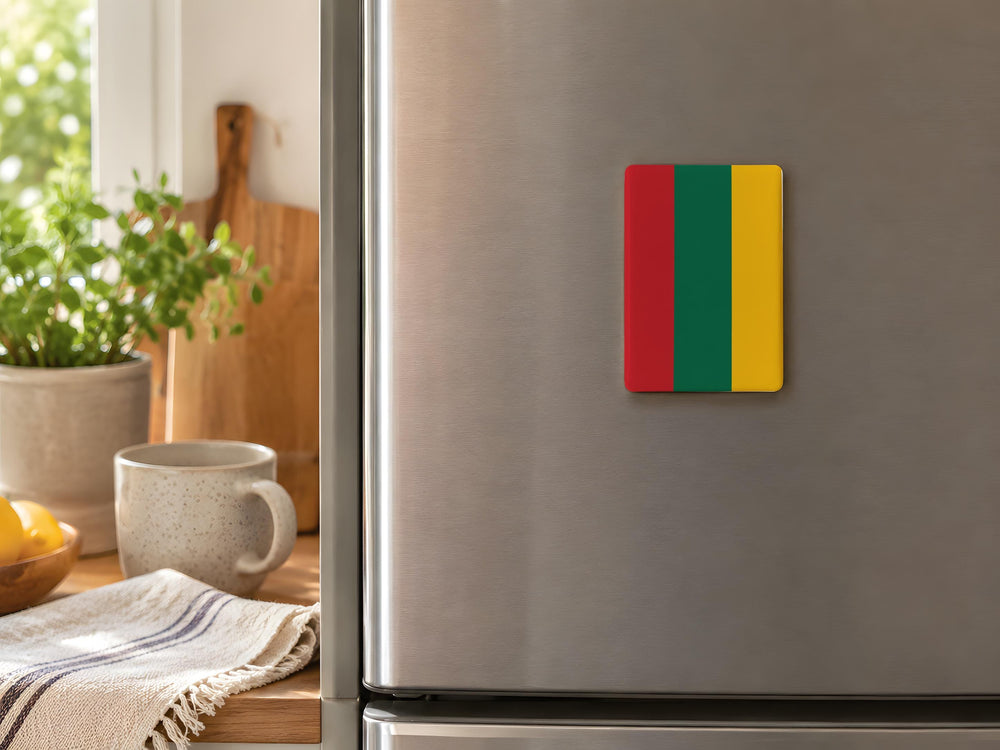 Lithuania Flag Fridge Magnet, Lithuanian Flag Magnet, Lithuania Souvenir Magnet, Baltic Country Flag Magnet, Lithuania Gift