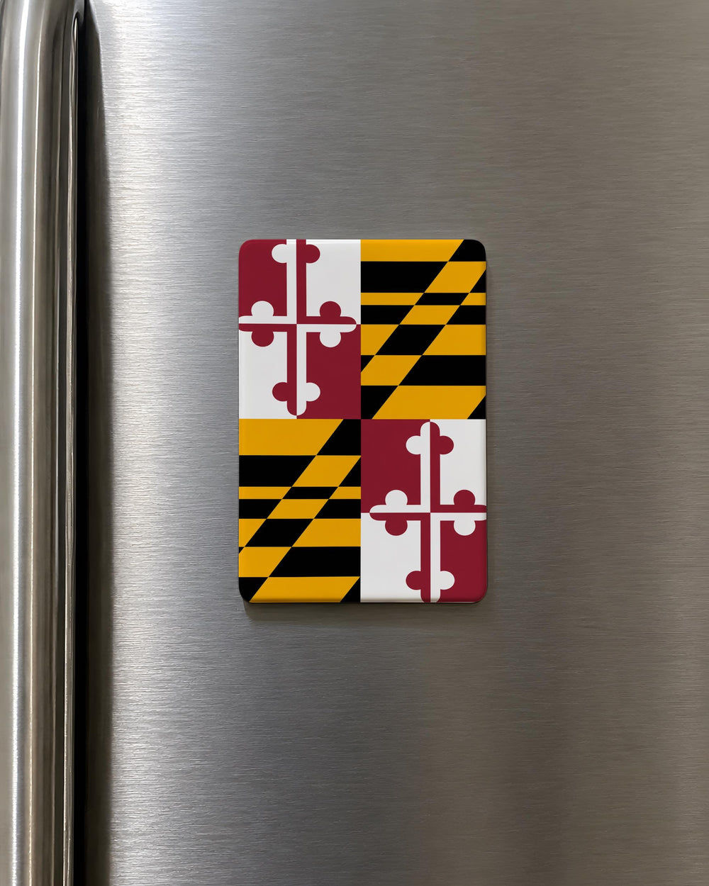 Maryland State Flag Fridge Magnet, Maryland Souvenir Magnet, State Pride Refrigerator Magnet, Maryland Gift for Home Kitchen