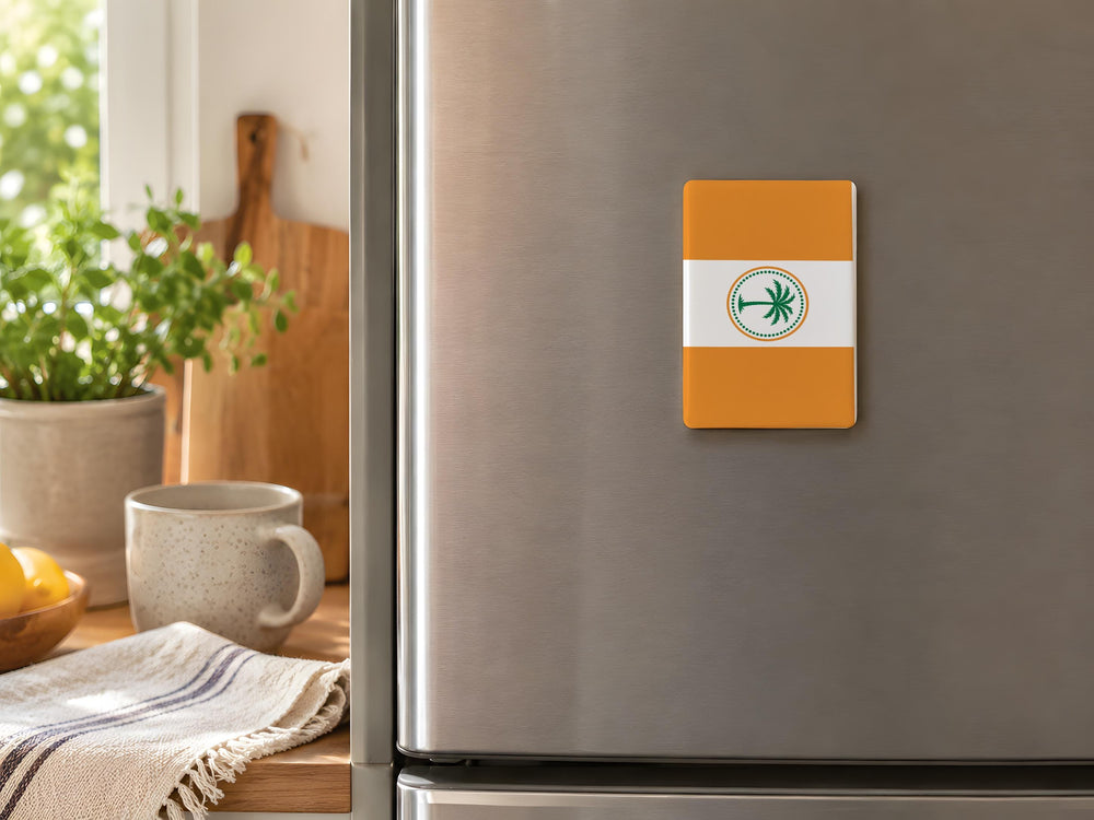 Miami Flag Fridge Magnet, Miami Florida Souvenir Magnet, City Flag Kitchen Locker Magnet, Travel Gift for Miami Fans