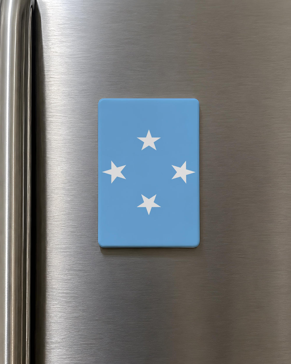 Micronesia Flag Fridge Magnet, Federated States of Micronesia Souvenir Magnet, Micronesian Flag Kitchen Magnet