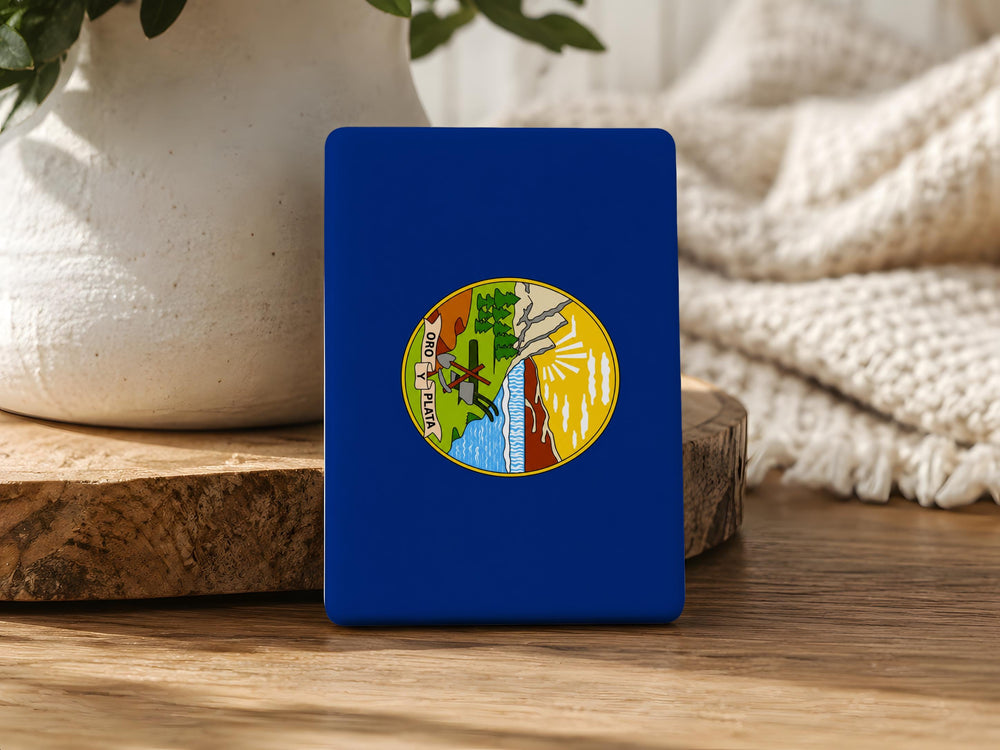 Montana State Flag Fridge Magnet, Montana Souvenir Magnet, Big Sky Country Gift, USA State Flag Kitchen Magnet