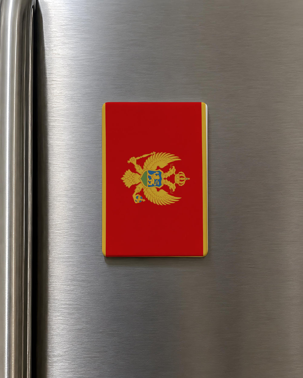 Montenegro Flag Fridge Magnet, Montenegro National Flag Magnet, Balkan Country Souvenir Refrigerator Magnet Gift