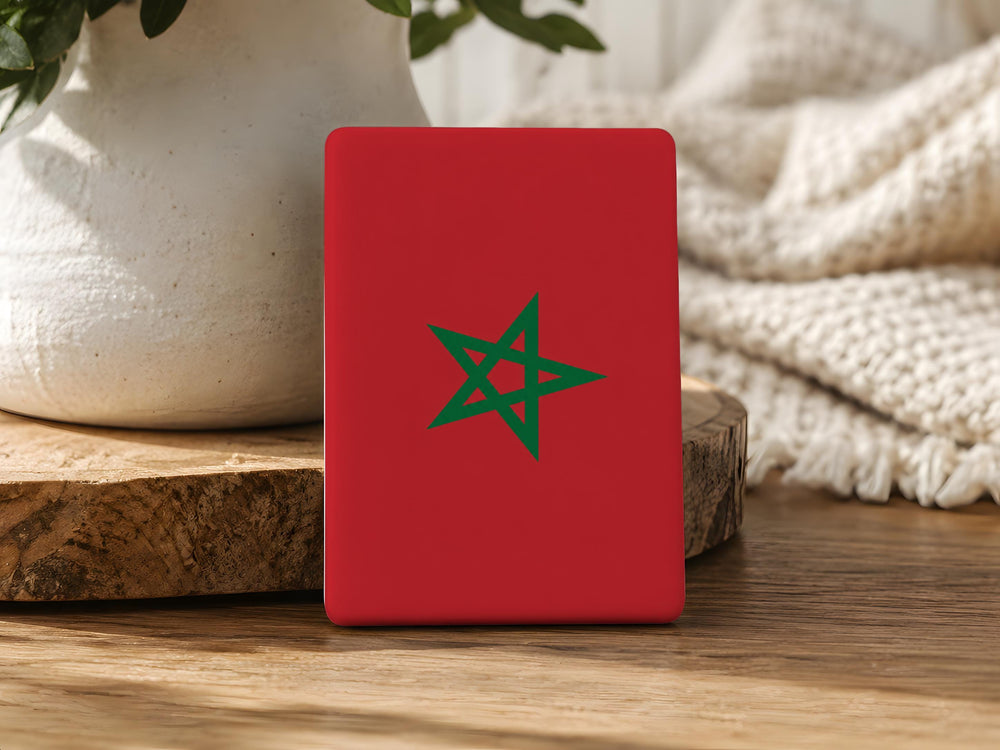 Morocco Flag Fridge Magnet, Moroccan Flag Magnet, Morocco Souvenir Magnet, Morocco Travel Gift, Moroccan Pride Magnet