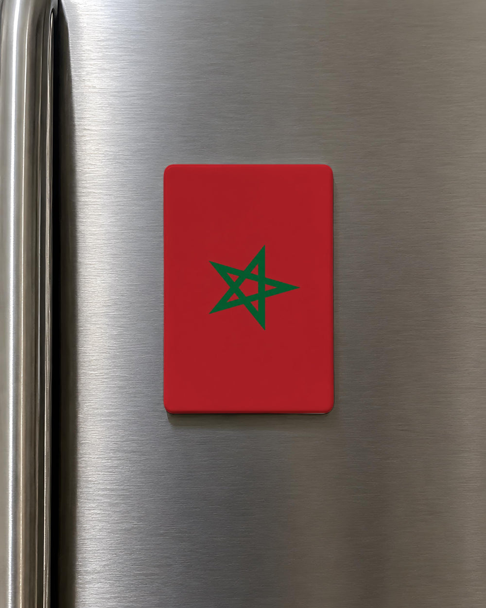 Morocco Flag Fridge Magnet, Moroccan Flag Magnet, Morocco Souvenir Magnet, Morocco Travel Gift, Moroccan Pride Magnet
