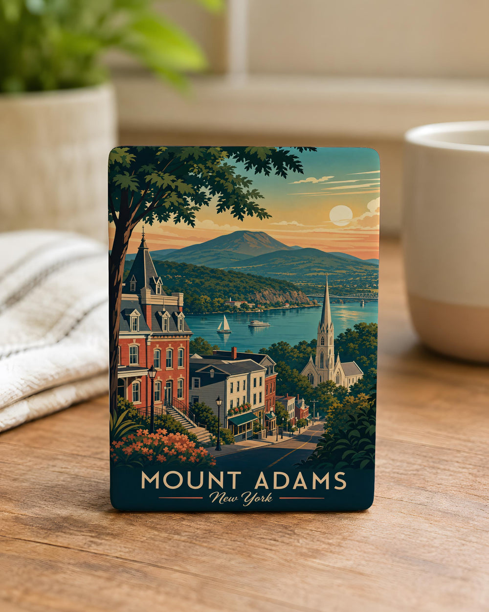 Mount Adams NY Fridge Magnet, New York Mountain Souvenir Magnet, Mount Adams Travel Keepsake, Hiking Adventure Gift