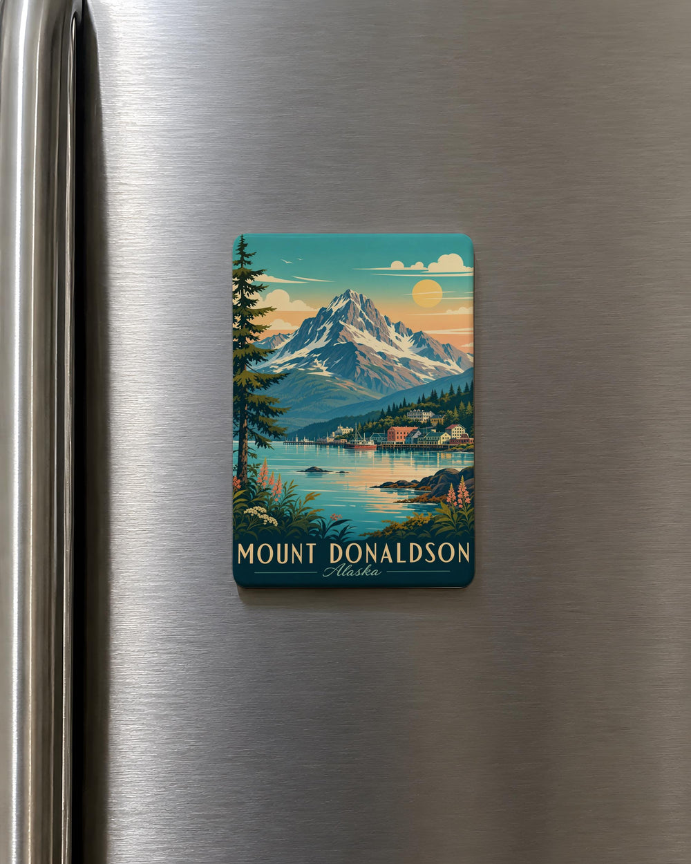 Mount Donaldson Fridge Magnet, Adirondack High Peaks Souvenir Magnet, New York Mountain Summit Keepsake, Hiking Gift