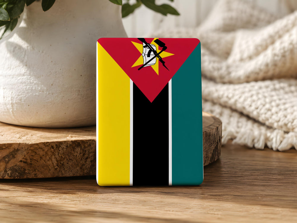 Mozambique Flag Fridge Magnet, Mozambique National Flag Magnet, Mozambique Souvenir Refrigerator Magnet