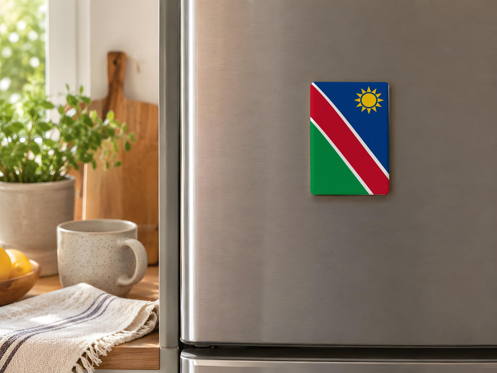 Namibia Flag Fridge Magnet, Namibia Souvenir Magnet, African Country Flag Kitchen Decor, Travel Gift, Namibia Pride Magnet