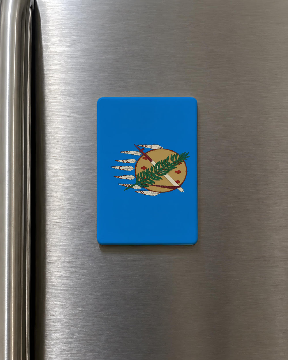 Oklahoma State Flag Fridge Magnet, Oklahoma Souvenir Magnet, Oklahoma Gift, State Flag Magnet, Oklahoma Home Decor Magnet