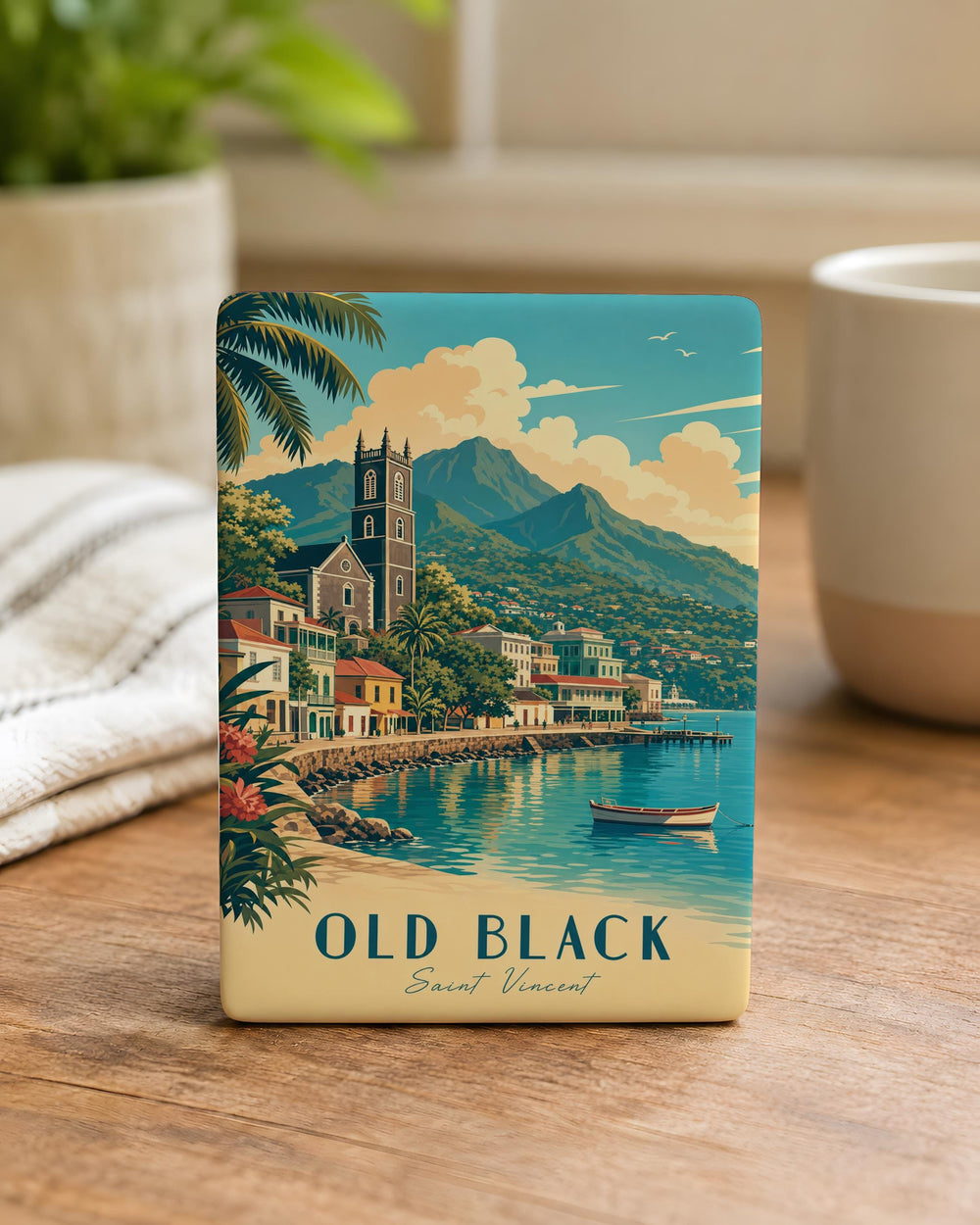 Old Black Fridge Magnet, Vintage Old Black Theme Refrigerator Magnet, Classic Old Black Design Kitchen Locker Magnet