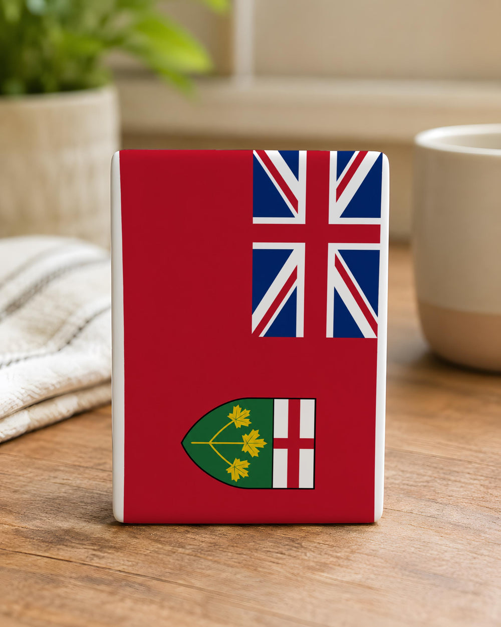 Ontario Provincial Flag Fridge Magnet, Ontario Canada Flag Magnet, Canadian Province Souvenir Magnet, Ontario Gift