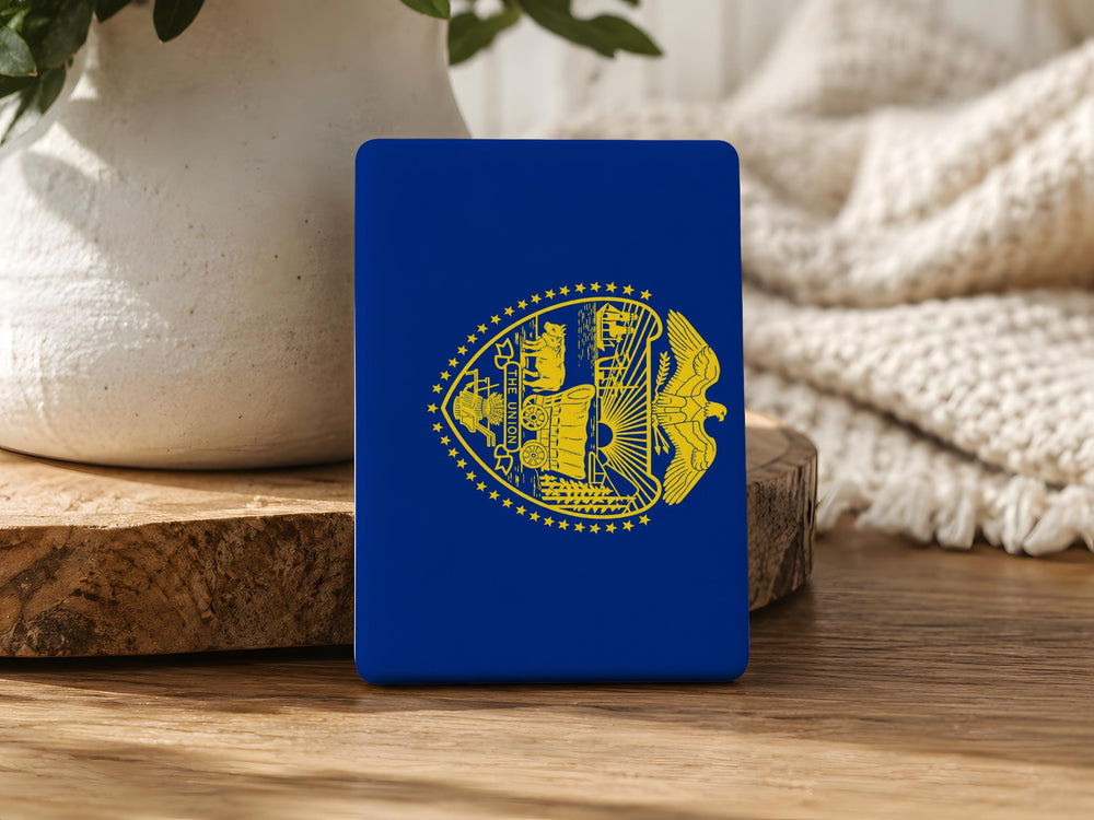 Oregon State Flag Fridge Magnet, Oregon Souvenir Magnet, Pacific Northwest Gift, Oregon Pride Refrigerator Magnet