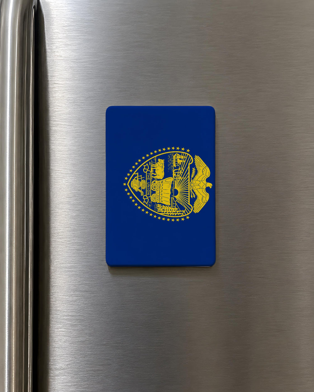 Oregon State Flag Fridge Magnet, Oregon Souvenir Magnet, Pacific Northwest Gift, Oregon Pride Refrigerator Magnet