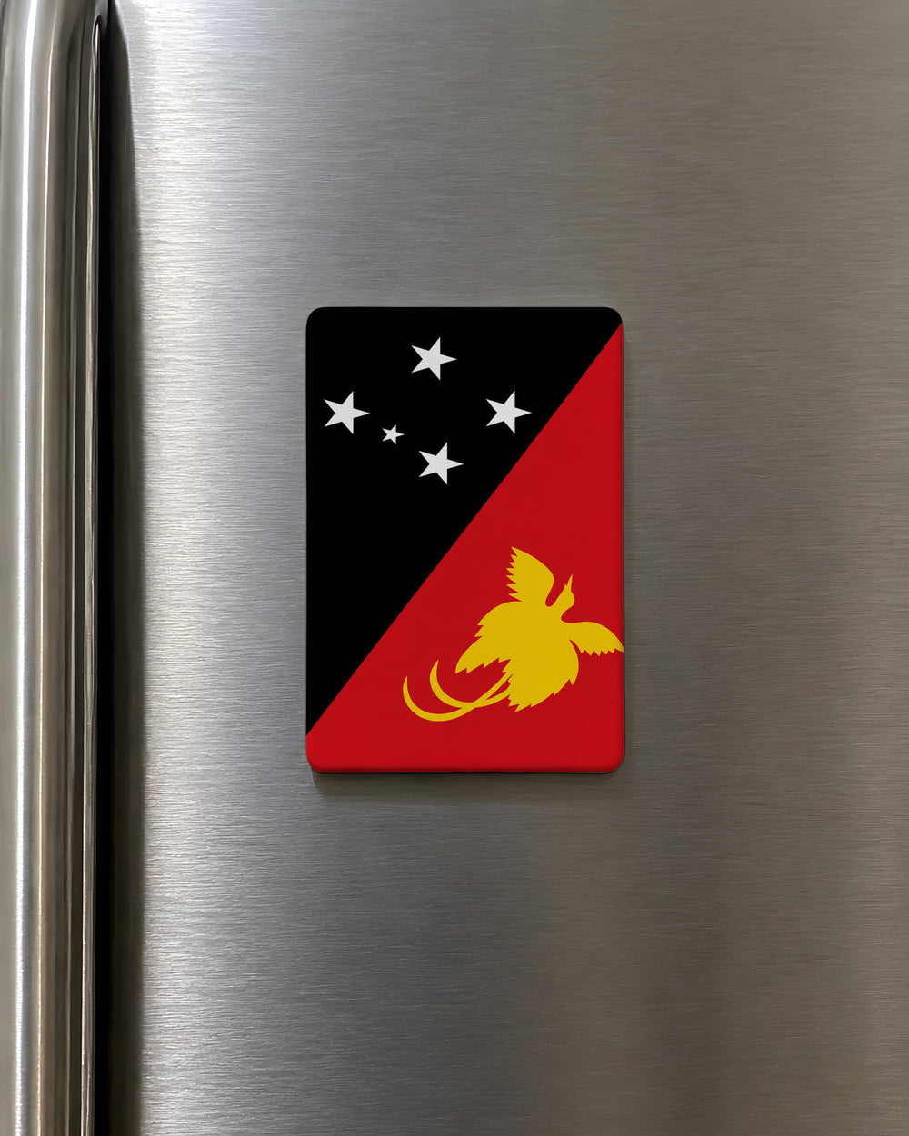 Papua New Guinea Flag Fridge Magnet, Papua New Guinea Souvenir Magnet, PNG National Flag Kitchen Magnet, Travel Gift