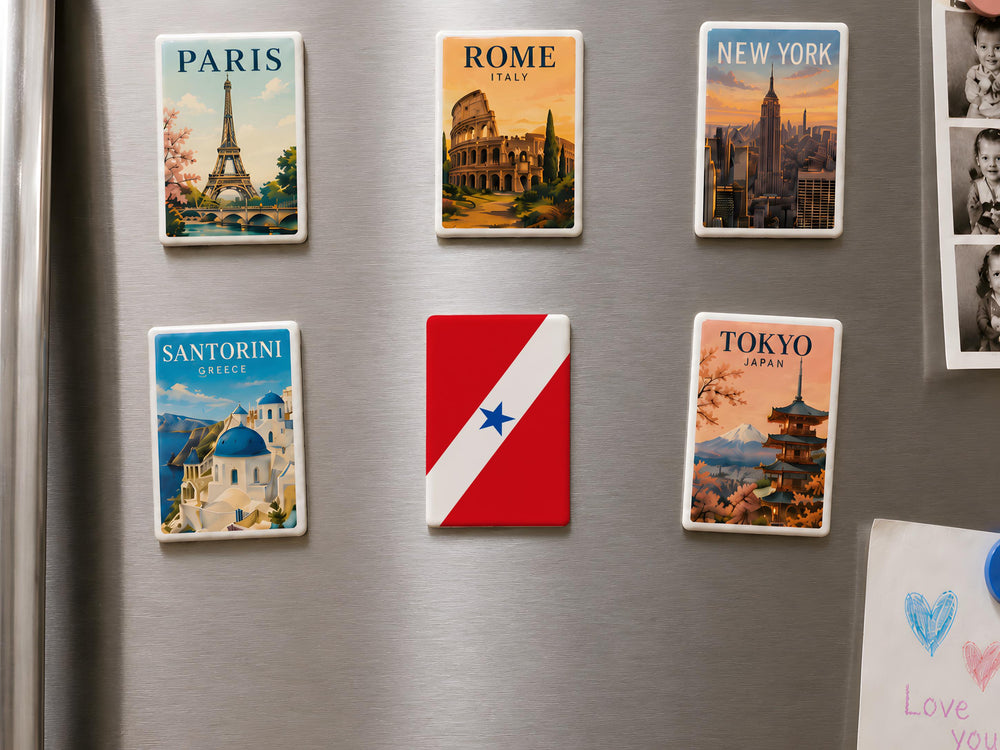 Par State Flag Fridge Magnet, State Flag Souvenir Magnet, Travel Keepsake Refrigerator Magnet, USA State Flag Magnet
