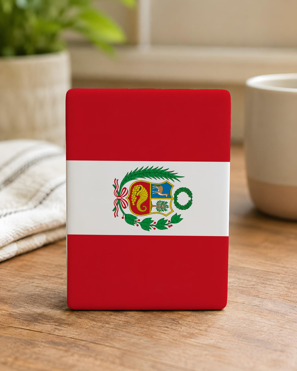 Peru Flag Fridge Magnet, Peruvian Flag Magnet, Peru Souvenir Magnet, Peru Travel Gift, Lima Peru Keepsake Magnet