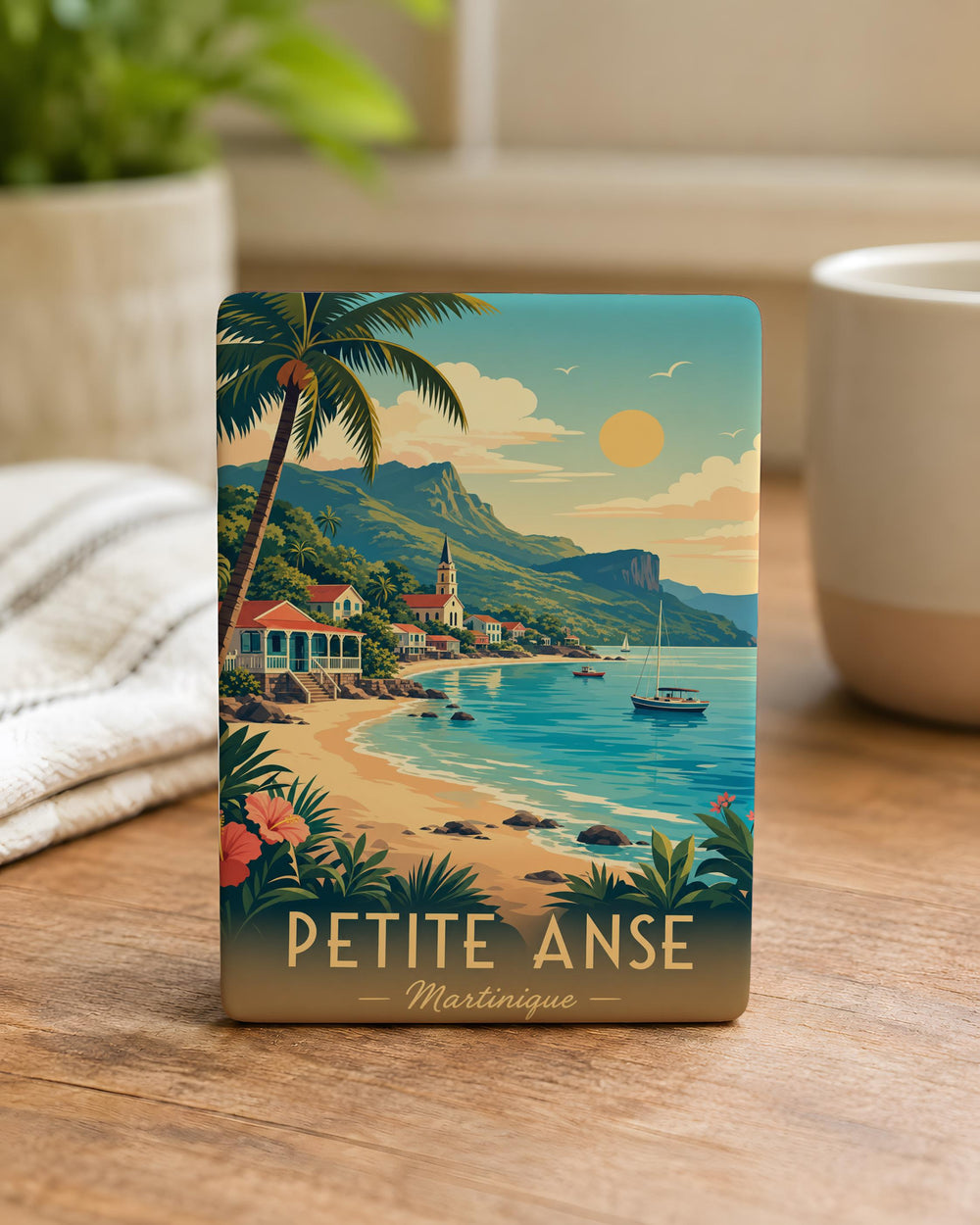 Petite Anse Fridge Magnet, Petite Anse Louisiana Souvenir Magnet, Coastal Town Travel Gift, Gulf Coast Keepsake Magnet