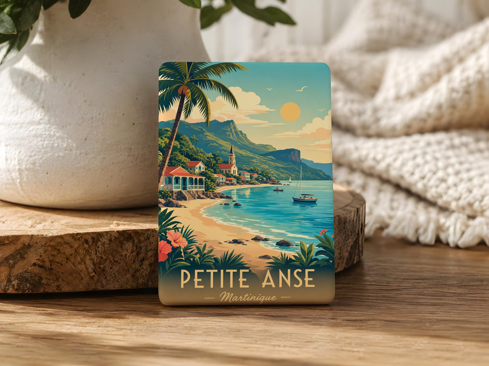 Petite Anse Fridge Magnet, Petite Anse Louisiana Souvenir Magnet, Coastal Town Travel Gift, Gulf Coast Keepsake Magnet