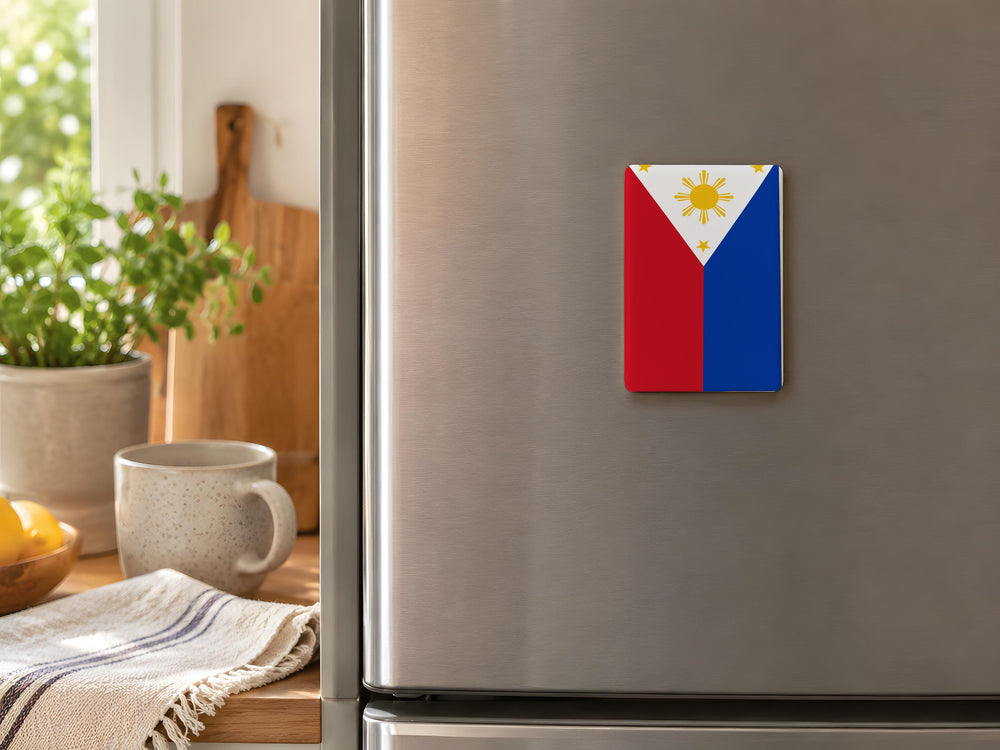 Philippines Flag Fridge Magnet, Philippine Flag Magnet, Philippines Souvenir Magnet, Filipino Pride Magnet, Philippines Gift Magnet
