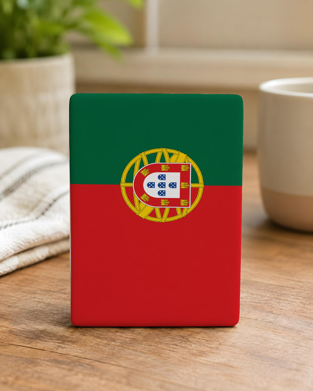 Portugal Flag Fridge Magnet, Portugal Souvenir Magnet, Portuguese Flag Kitchen Magnet, Portugal Travel Gift Magnet