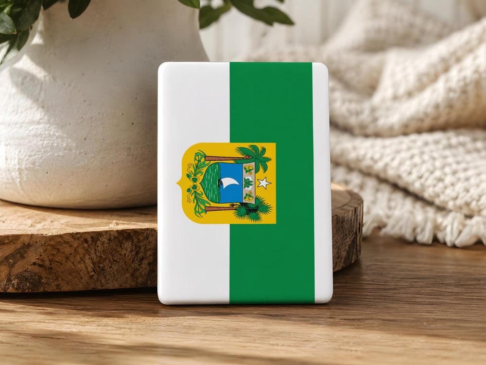 Rio Grande do Norte State Flag Fridge Magnet, Brazil State Flag Magnet, Rio Grande do Norte Souvenir Magnet, Natal Brazil Magnet