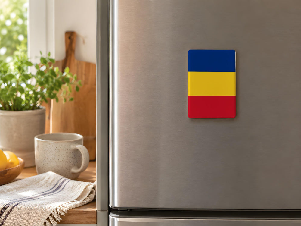 Romania Flag Fridge Magnet, Romanian Flag Magnet, Romania Souvenir Magnet, Romania Gift, Romanian Pride Magnet, Travel Keepsake Magnet