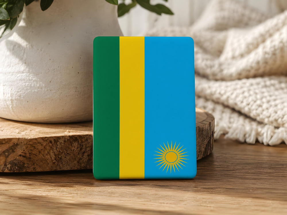 Rwanda Flag Fridge Magnet, Rwanda National Flag Magnet, Rwanda Souvenir Refrigerator Magnet, Rwanda Pride Kitchen Magnet