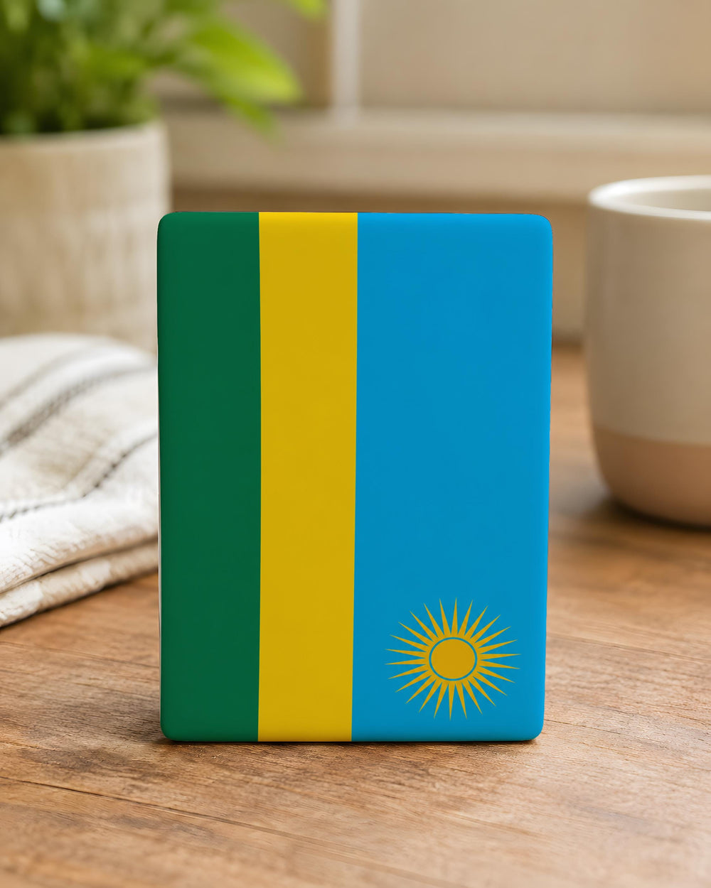 Rwanda Flag Fridge Magnet, Rwanda National Flag Magnet, Rwanda Souvenir Refrigerator Magnet, Rwanda Pride Kitchen Magnet
