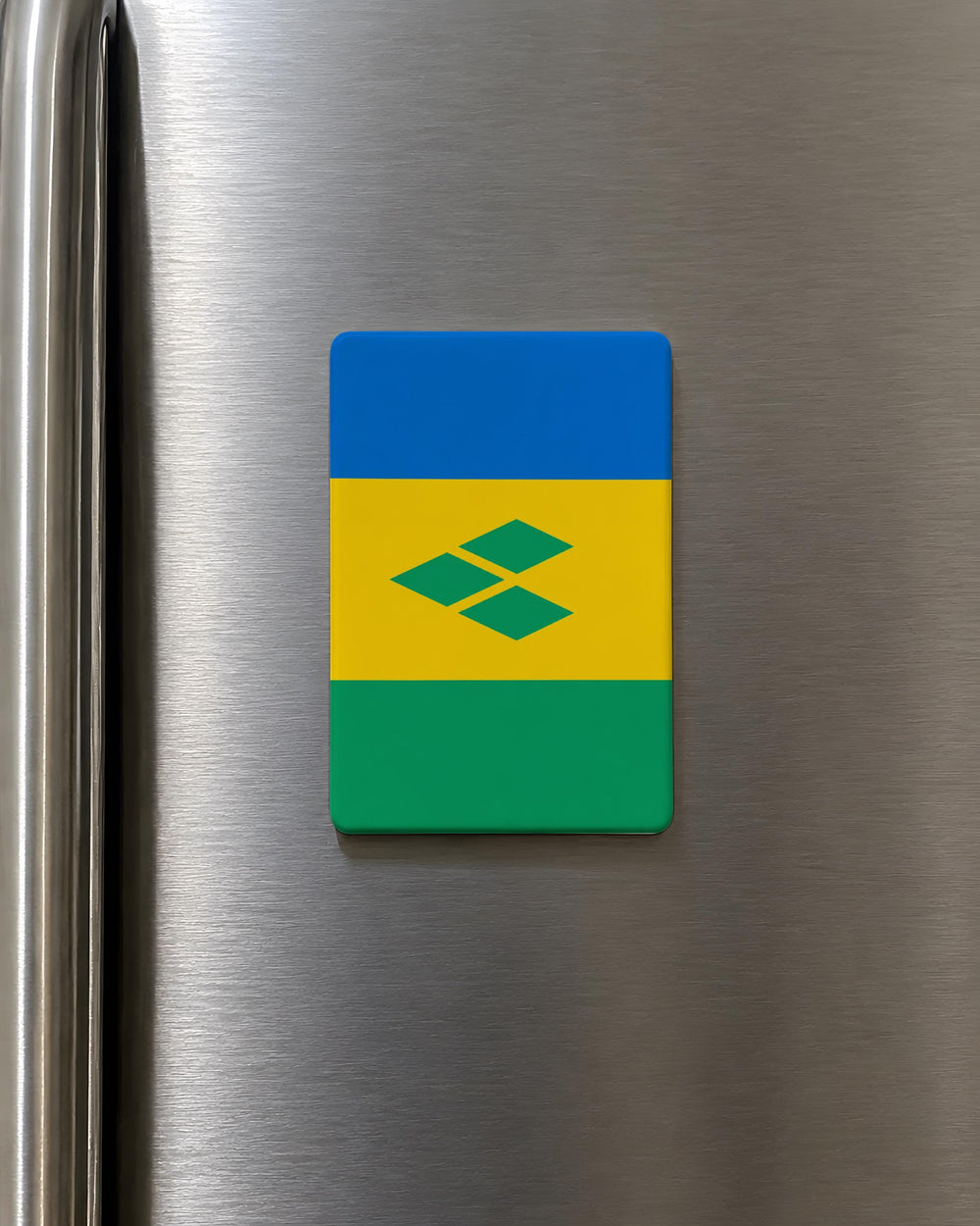 Saint Vincent and the Grenadines Flag Fridge Magnet, Caribbean Island Nation Souvenir Magnet, SVG Flag Magnet Gift