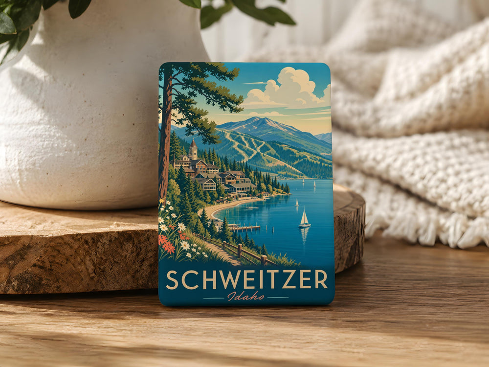 Schweitzer Fridge Magnet, Albert Schweitzer Portrait Magnet, Humanitarian Doctor Tribute Refrigerator Magnet, History Gift