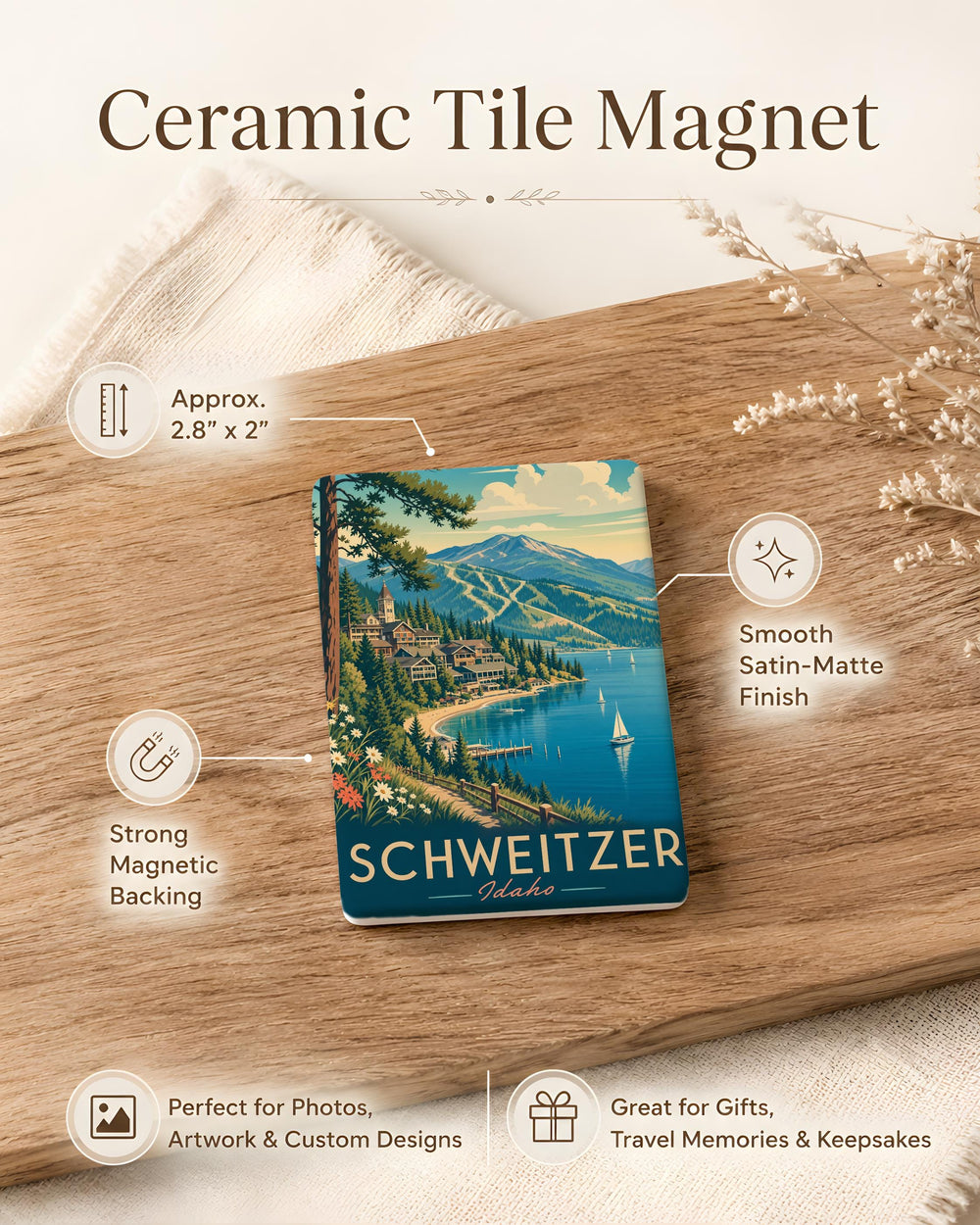 Schweitzer Fridge Magnet, Albert Schweitzer Portrait Magnet, Humanitarian Doctor Tribute Refrigerator Magnet, History Gift