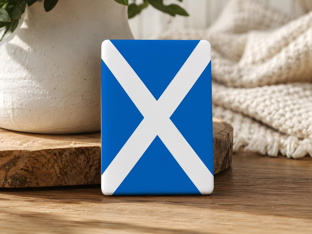 Scottish Flag Fridge Magnet, Scotland Saltire Magnet, Scottish Souvenir Magnet, Scotland Flag Kitchen Magnet