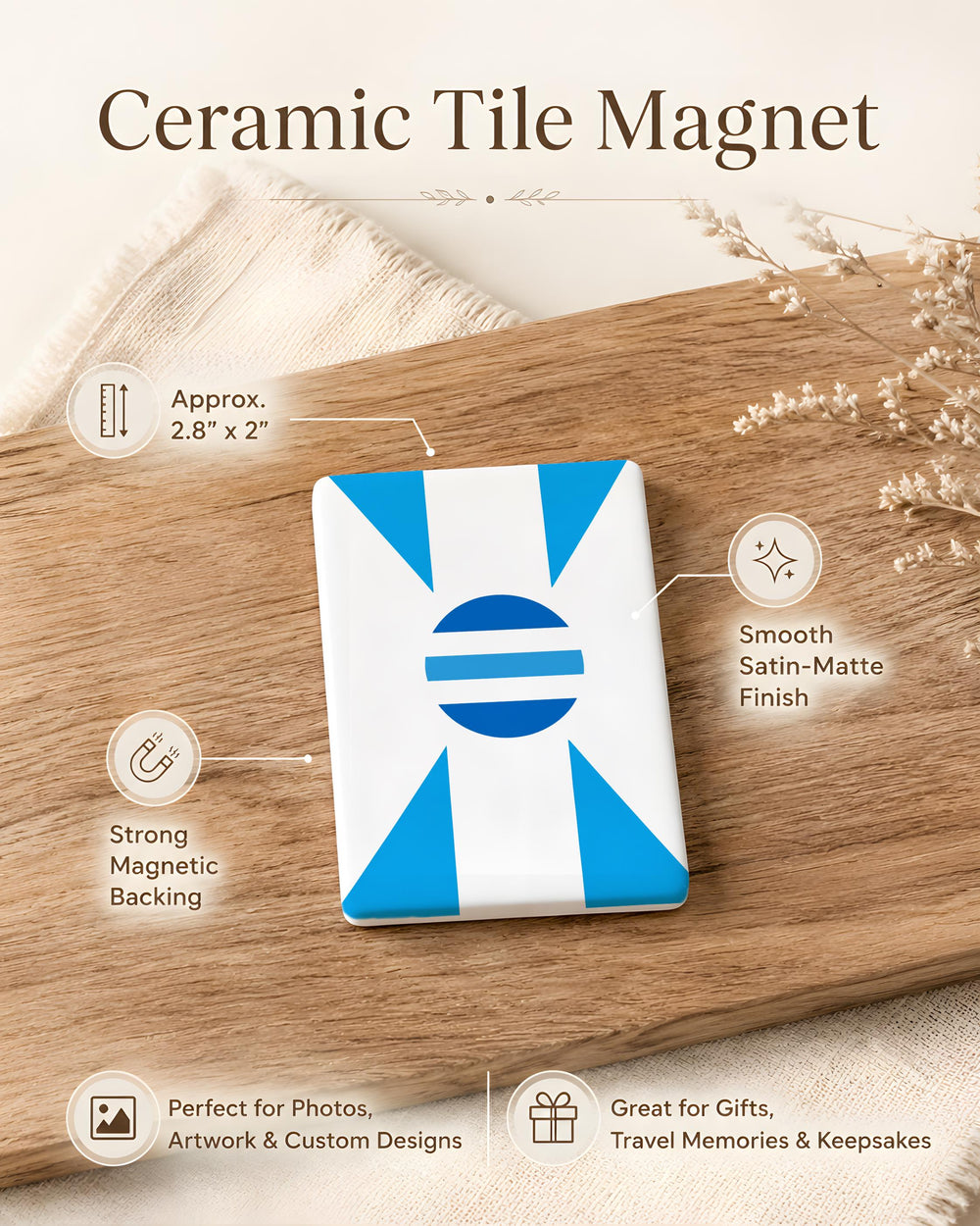 Sejong Flag Fridge Magnet, Sejong City Korea Souvenir Magnet, Korean Flag Travel Keepsake, Refrigerator Magnet Gift