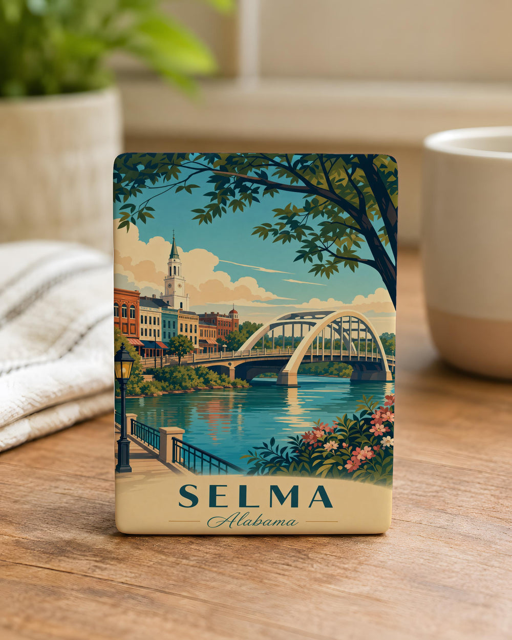 Selma March Fridge Magnet, Selma Alabama Civil Rights March Souvenir Magnet, Voting Rights March Commemorative Magnet
