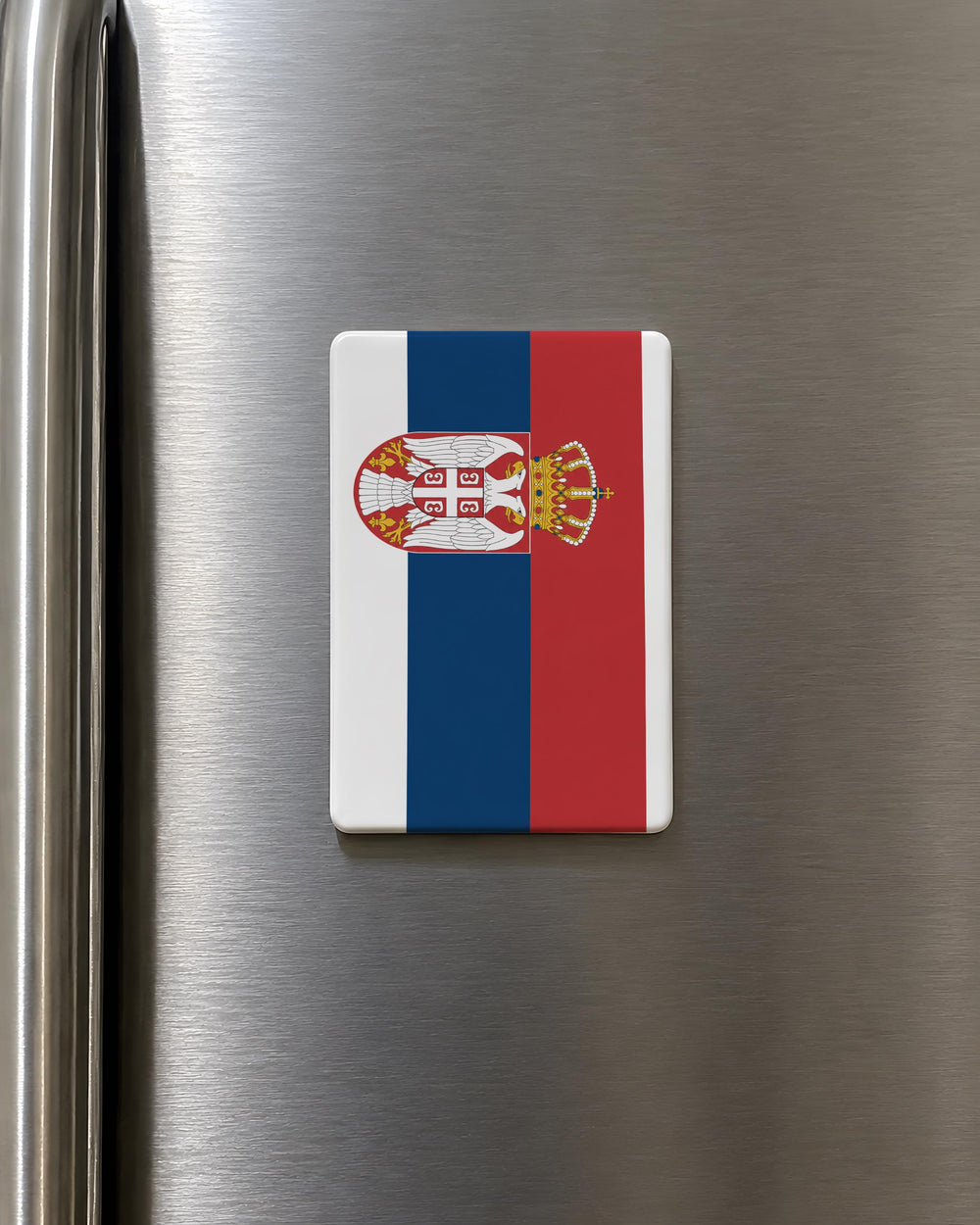 Serbia Flag Fridge Magnet, Serbian National Flag Magnet, Serbia Souvenir Magnet, Balkan Flag Refrigerator Magnet