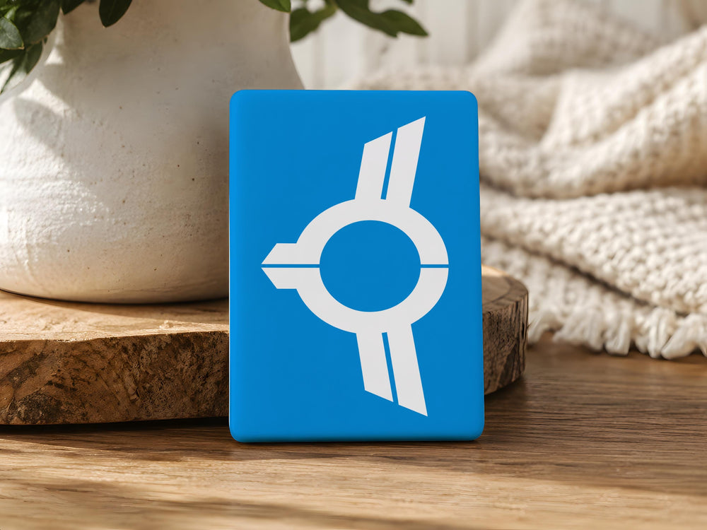 Shiga Prefecture Flag Fridge Magnet, Japan Prefecture Flag Magnet, Shiga Japan Souvenir Kitchen Refrigerator Magnet