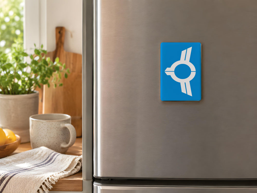 Shiga Prefecture Flag Fridge Magnet, Japan Prefecture Flag Magnet, Shiga Japan Souvenir Kitchen Refrigerator Magnet
