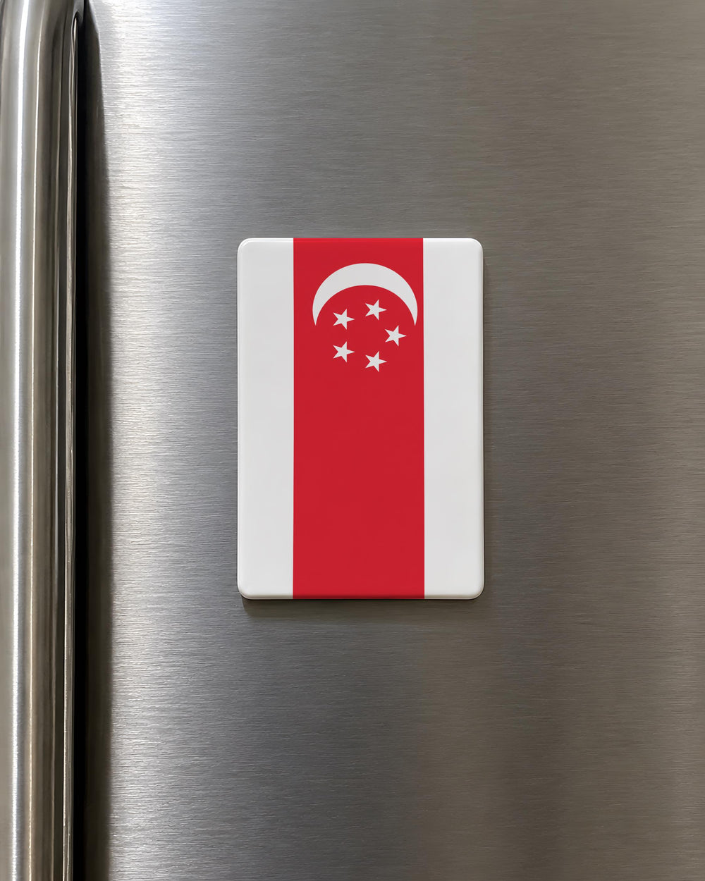 Singapore Flag Fridge Magnet, Singapore Souvenir Magnet, Singapore Travel Gift, National Flag Magnet, Singapore Keepsake Magnet