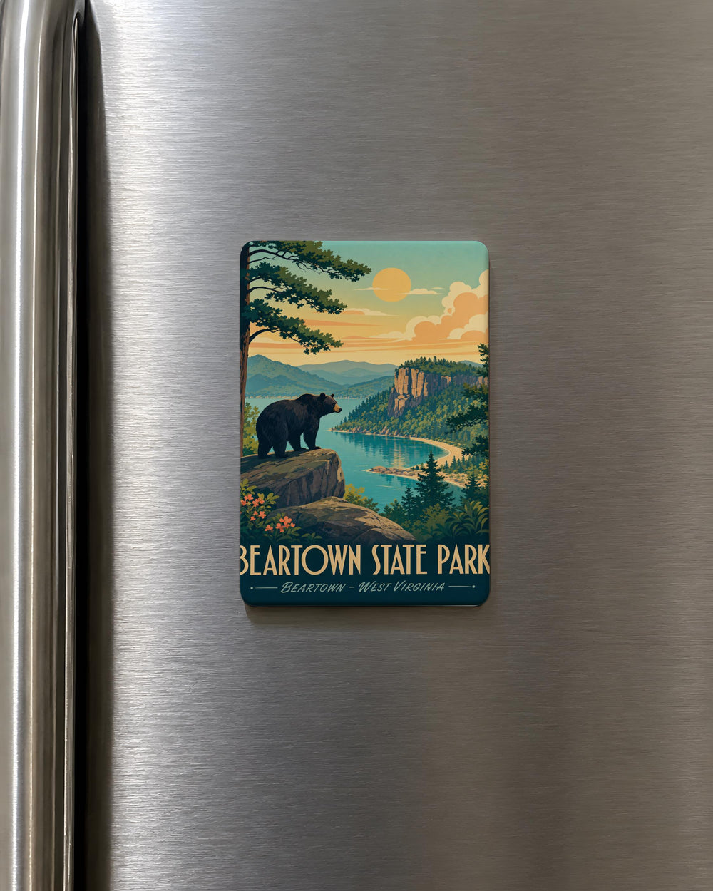 Beartown State Park Fridge Magnet, Beartown Park Souvenir Magnet, West Virginia Travel Gift, Hiking Nature Keepsake Magnet