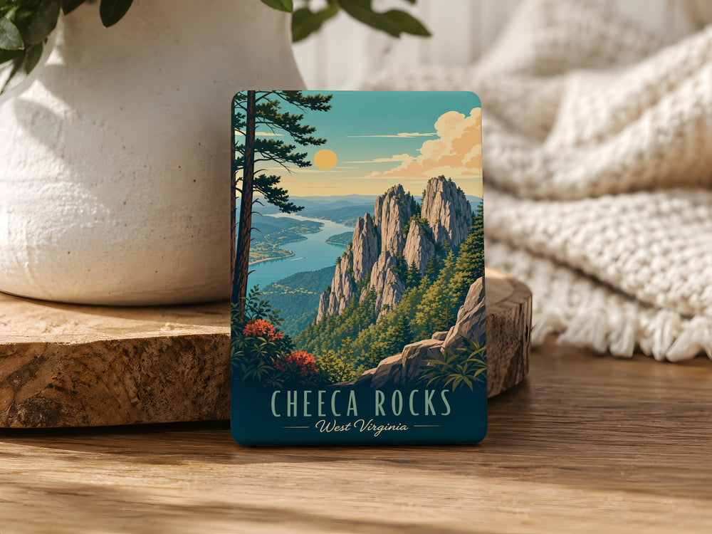 Cheeca Rocks Fridge Magnet, Florida Keys Reef Dive Spot Souvenir, Ocean Snorkeling & Scuba Travel Gift