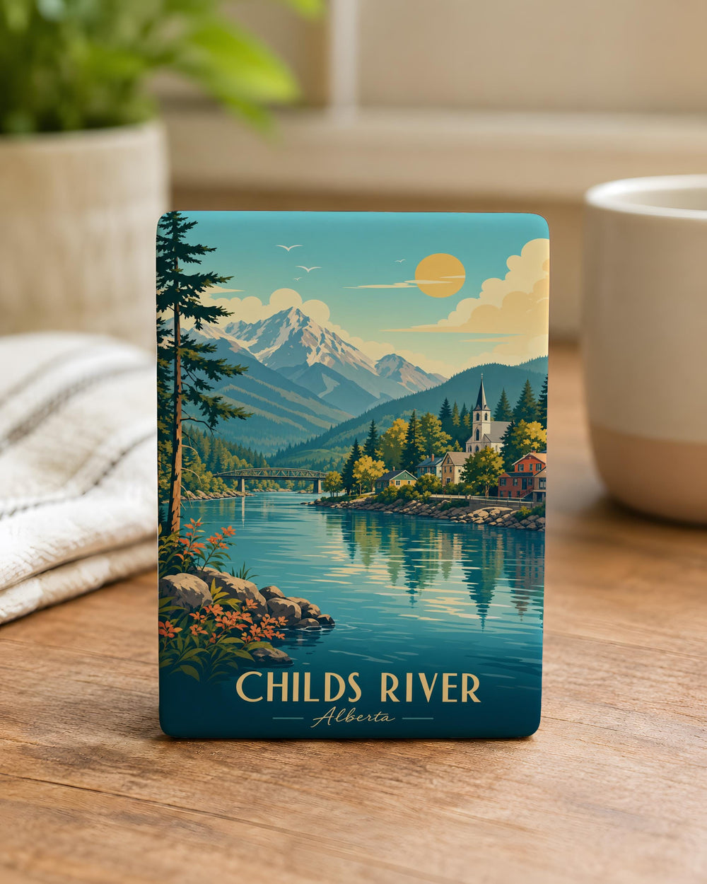 Childs River Fridge Magnet, Childs River Massachusetts Souvenir Magnet, Cape Cod Coastal Town Travel Keepsake Magnet