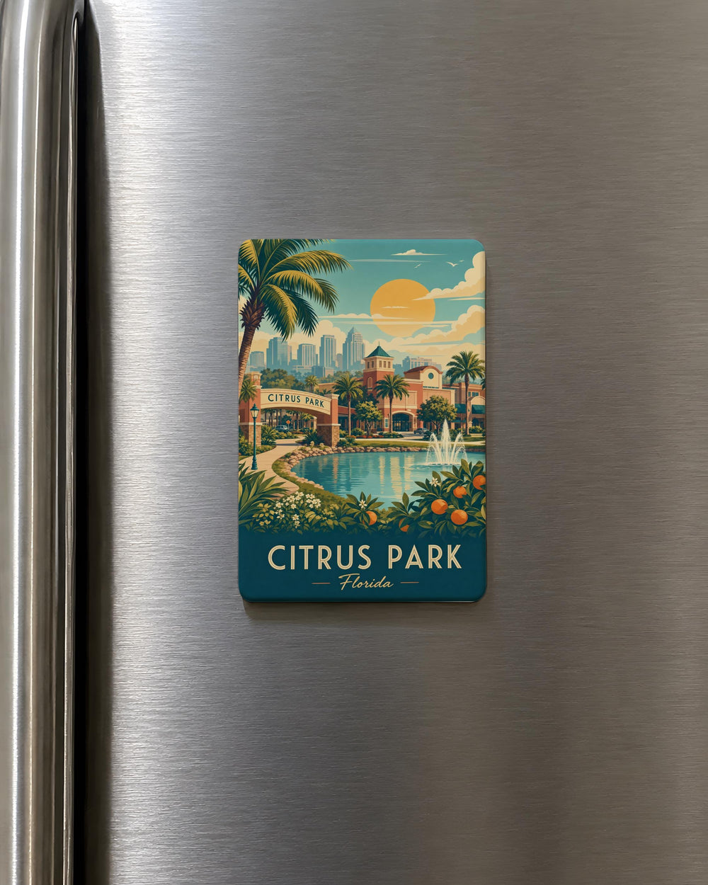 Citrus Park Florida Fridge Magnet, Citrus Park FL Souvenir Magnet, Tampa Bay Area Travel Keepsake Magnet