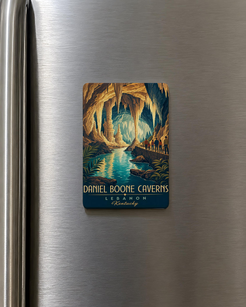 Daniel Boone Caverns Fridge Magnet, Tennessee Cave Souvenir Magnet, Daniel Boone Caverns Gift, Cave Attraction Keepsake Magnet