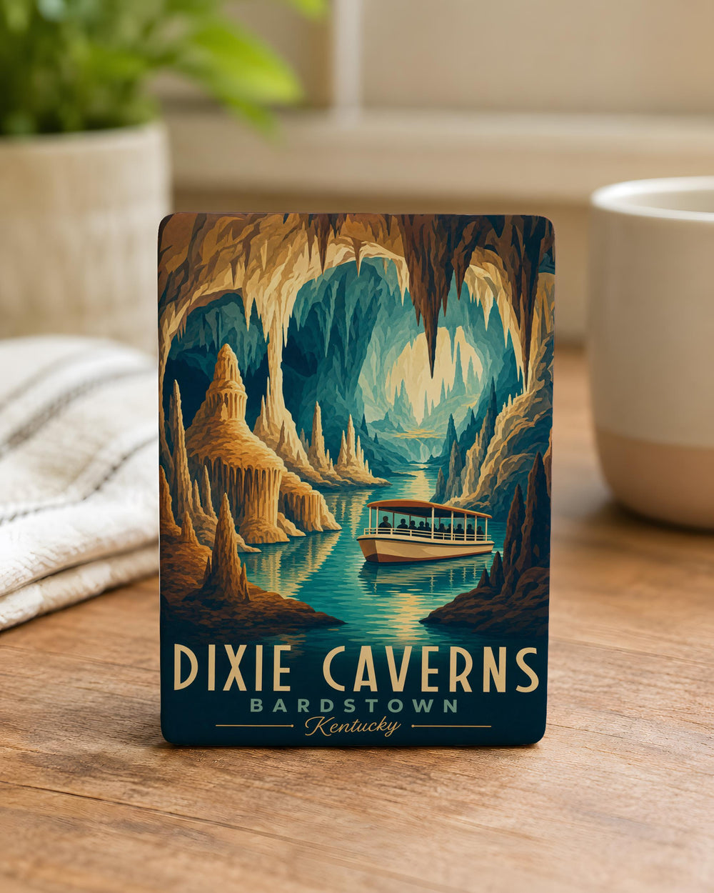 Dixie Caverns Fridge Magnet, Dixie Caverns Virginia Souvenir Magnet, Cavern & Cave Attraction Keepsake Gift