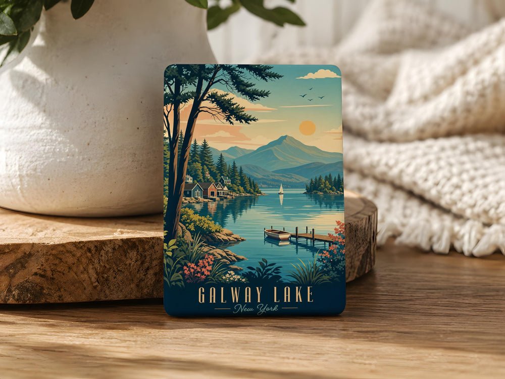 Galway Lake Fridge Magnet, Ireland Lakeside Souvenir Magnet, Galway County Travel Keepsake Magnet