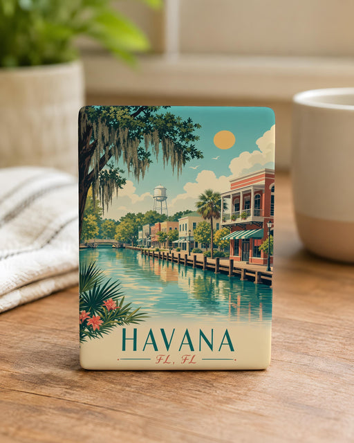 Havana Florida Fridge Magnet, Havana FL Souvenir Magnet, Small Town Travel Keepsake, Florida Gift Magnet