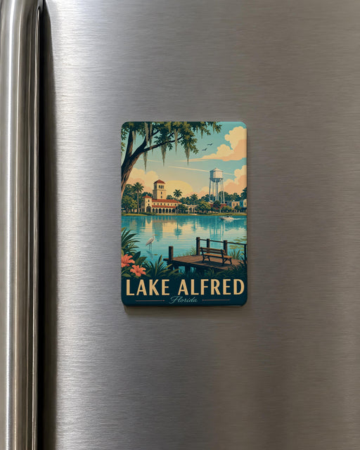 Lake Alfred Florida Fridge Magnet, Lake Alfred FL Souvenir Magnet, Polk County Travel Keepsake, Florida Gift Magnet